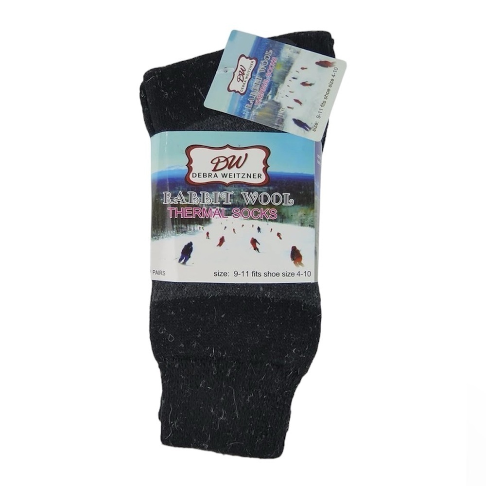 Rabbit‎ Wool Thermal Socks 3PK Size 9-11 - Picture 2 of 3